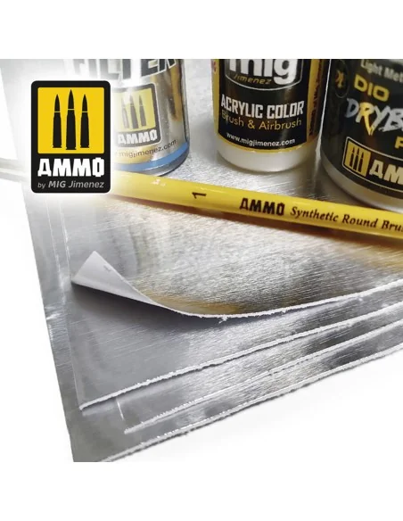 Aluminium Sheets 280mm x 195mm - AMMO by MIG Jimenez A.MIG-8247