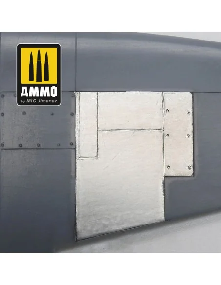 Aluminium Sheets 280mm x 195mm - AMMO by MIG Jimenez A.MIG-8247