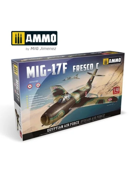 [NO_DESC] MIG-17F Egypt - Syria, 1/48 - AMMO by MIG Jimenez A.MIG-8511