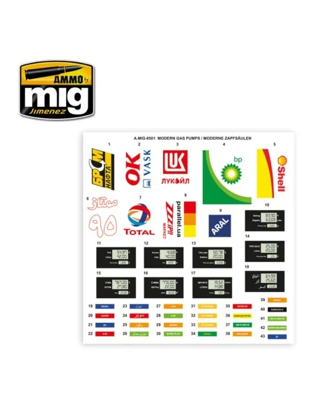 1/35 Gas Station, 1/35 - AMMO by MIG Jimenez A.MIG-8501