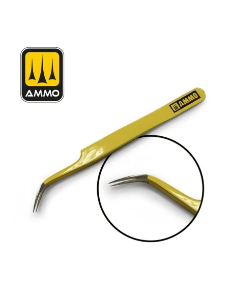 Curved Tweezers - AMMO by MIG Jimenez A.MIG-8544
