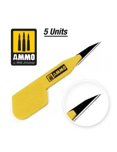 Precision Blade Straight - 5 pcs - AMMO by MIG Jimenez A.MIG-8685 2