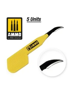 Precision Scalpel Ripper - 5 pcs - AMMO by MIG Jimenez A.MIG-8687 2