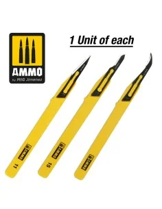 Mini Blade Set - 3 pcs. (1 Mini Blade Straight + 1 Mini Blade Curve...