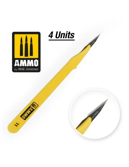 Standard Blade Straight - 4 pcs - AMMO by MIG Jimenez A.MIG-8692
