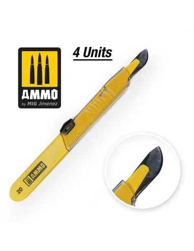 Protective Blade Curved Large - 1 pc - AMMO by MIG Jimenez A.MIG-8699