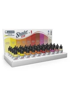 Shader Matt Vol.1 Display (10 kind of 17 ml Shaders Matt x 4 pcs. e...