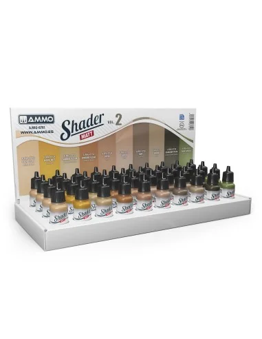 Shader Matt Vol.2 Display (10 kind of 17 ml Shaders Matt x 4 pcs. e...