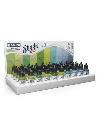 Shader Matt Vol.3 Display (10 kind of 17 ml Shaders Matt x 4 pcs. e...