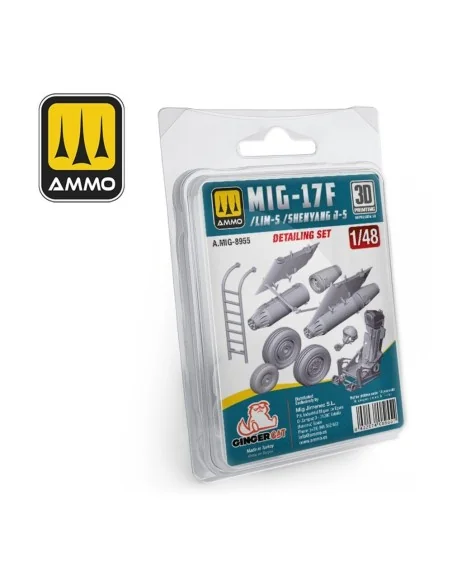 MIG-17F / LIM-5 / SHENYANG J-5 Detailing Set, 1/48 - AMMO by MIG Ji...
