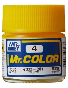 Mr Hobby -Gunze Mr. Color (10 ml) Yellow - Mr Hobby - Gunze C-004