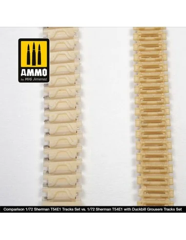 1/72 Sherman T54E1 Tracks Set, 1/72 - AMMO by MIG Jimenez A.MIG-8952