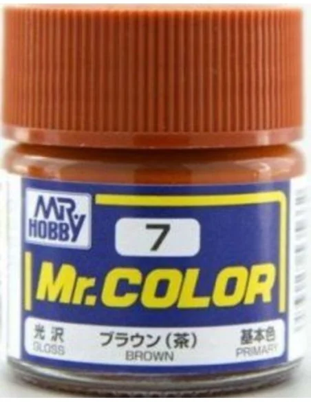 Mr Hobby -Gunze Mr. Color (10 ml) Brown - Mr Hobby - Gunze C-007