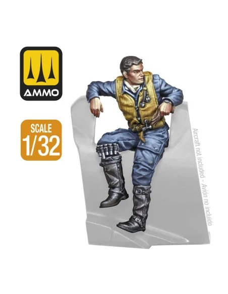 WWII German Pilot, 1/35 - AMMO by MIG Jimenez A.MIG-8978