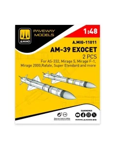 [NO_DESC] AM-39 Exocet (2 pcs), 1/48 - AMMO by MIG Jimenez A.MIG-11011