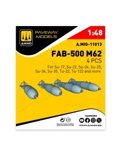 FAB-500 M62 (4 pcs), 1/48 - AMMO by MIG Jimenez A.MIG-11013