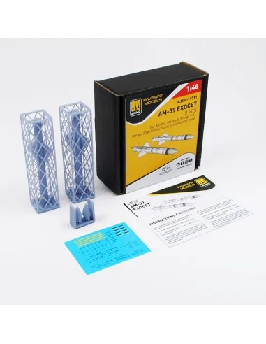 AM-39 Exocet (2 pcs), 1/48 - AMMO by MIG Jimenez A.MIG-11011