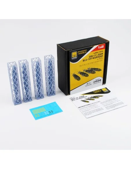 GBU-31 JDAM, BLU-109 Warhead (4 pcs), 1/48 - AMMO by MIG Jimenez A....