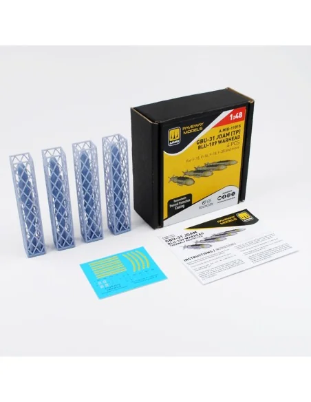 GBU-31 JDAM with Thermal Protection, BLU-109 Warhead (4 pcs), 1/48 ...