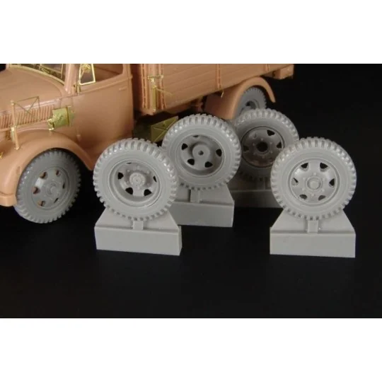 Opel Blitz WHEELS, 1/48 - Hauler HLX48280