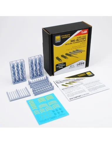 MK-82 with thermal protection and MK-15 Snakeye fin (6 pcs), 1/48 -...