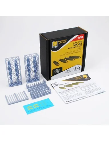 MK-83 with conical fin (4 pcs), 1/48 - AMMO by MIG Jimenez A.MIG-11035