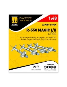 R-550 Magic I/II (4 pcs), 1/48 - AMMO by MIG Jimenez A.MIG-11044