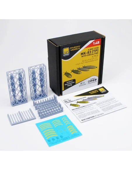 MK-83 with thermal protection and conical fin (4 pcs), 1/48 - AMMO ...