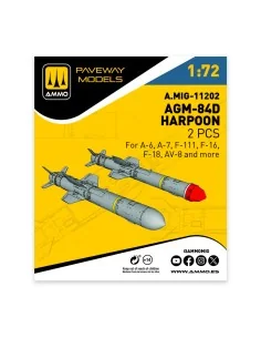 AGM-84D Harpoon (2 pcs), 1/72 - AMMO by MIG Jimenez A.MIG-11202