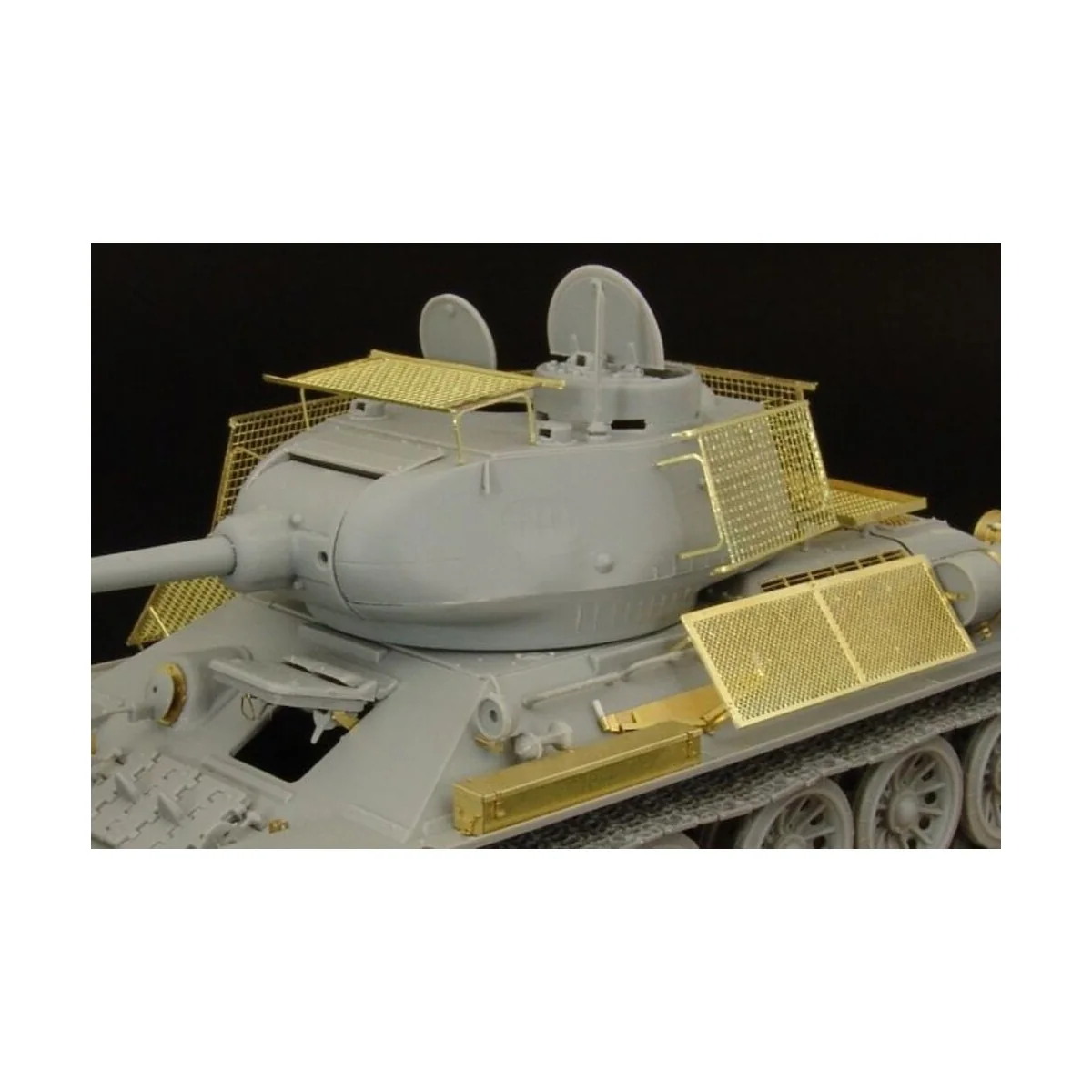 T-34-85 Improvized schurzen, 1/48 - Hauler HLX48284