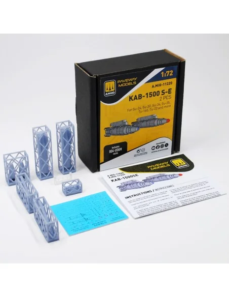 KAB-1500 S-E (2 pcs), 1/72 - AMMO by MIG Jimenez A.MIG-11220