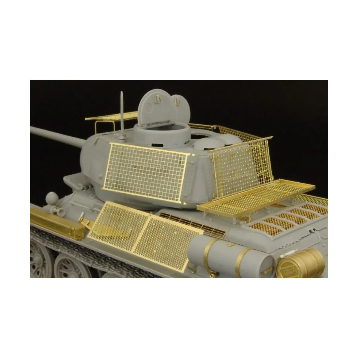 T-34-85 Improvized schurzen, 1/48 - Hauler HLX48284