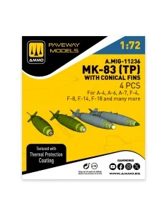 MK-83 with thermal protection and conical fin (4 pcs), 1/72 - AMMO ...