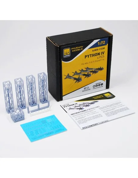 [NO_DESC] Python IV (4 pcs), 1/72 - AMMO by MIG Jimenez A.MIG-11238