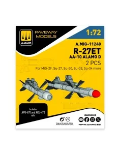 R-27ET - AA-10 Alamo D (2 pcs), 1/72 - AMMO by MIG Jimenez A.MIG-11240