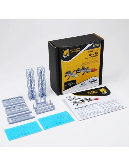 [NO_DESC] R-27R - AA-10 Alamo A (2 pcs), 1/72 - AMMO by MIG Jimenez...