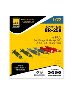 BP-250 (6 pcs), 1/72 - AMMO by MIG Jimenez A.MIG-11250