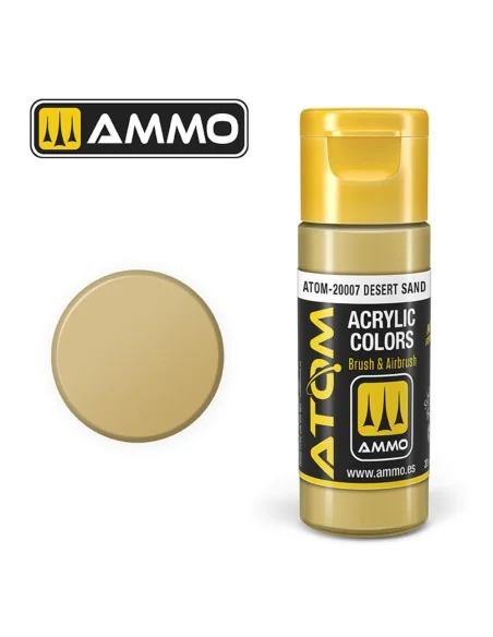 ATOM COLOR Desert Sand - AMMO by MIG Jimenez ATOM-20007