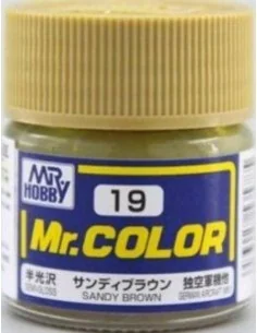 Mr Hobby -Gunze Mr. Color (10 ml) Sandy Brown - Mr Hobby - Gunze C-019