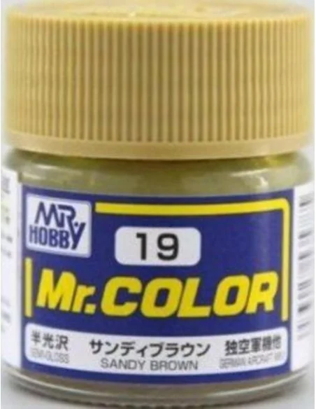 Mr Hobby -Gunze Mr. Color (10 ml) Sandy Brown - Mr Hobby - Gunze C-019