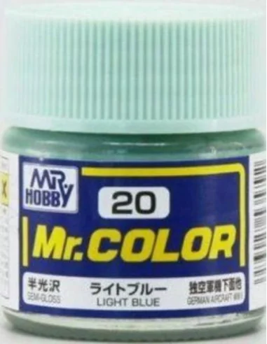 Mr Hobby -Gunze Mr. Color (10 ml) Light Blue - Mr Hobby - Gunze C-020