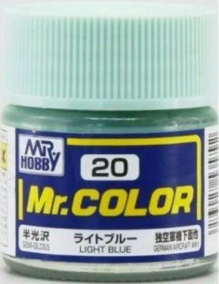 Mr Hobby -Gunze Mr. Color (10 ml) Light Blue - Mr Hobby - Gunze C-020