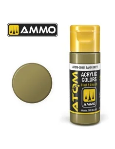 ATOM COLOR Sand Grey - AMMO by MIG Jimenez ATOM-20011 2