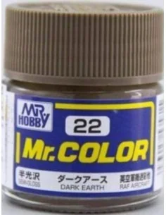 Mr Hobby -Gunze Mr. Color (10 ml) Dark Earth - Mr Hobby - Gunze C-022