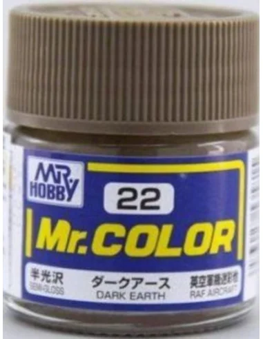 Mr Hobby -Gunze Mr. Color (10 ml) Dark Earth - Mr Hobby - Gunze C-022