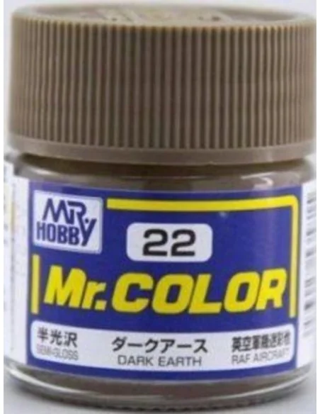 Mr Hobby -Gunze Mr. Color (10 ml) Dark Earth - Mr Hobby - Gunze C-022