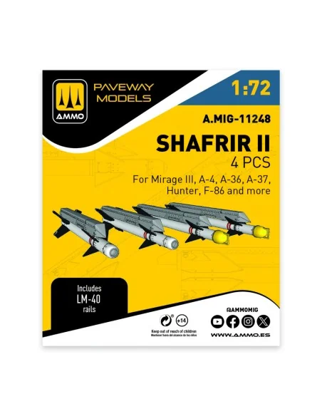 Shafrir II (4 pcs), 1/72 - AMMO by MIG Jimenez A.MIG-11248