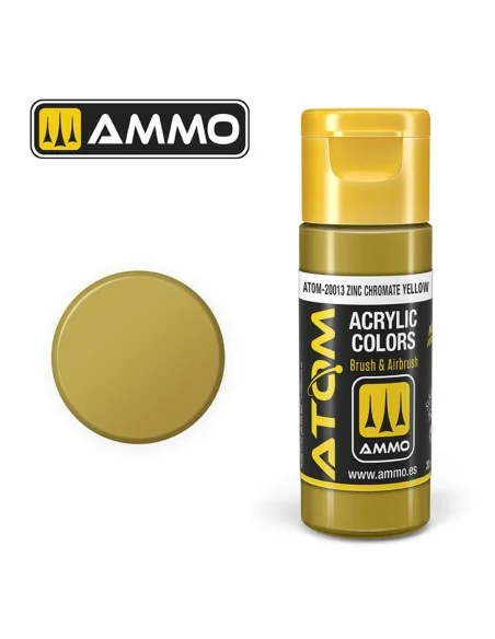 ATOM COLOR Zinc Chromate Yellow - AMMO by MIG Jimenez ATOM-20013