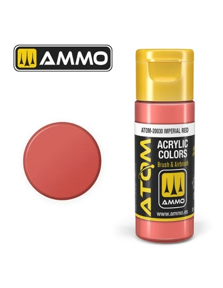 ATOM COLOR Imperial Red - AMMO by MIG Jimenez ATOM-20030