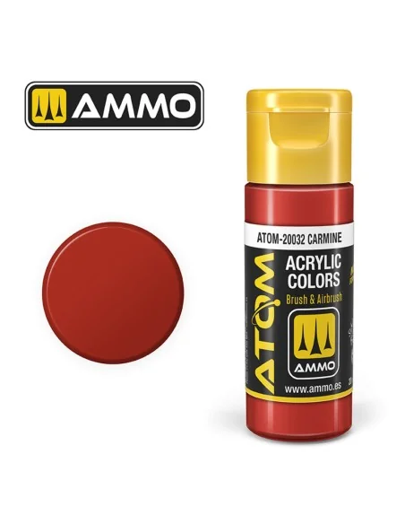 ATOM COLOR Carmine - AMMO by MIG Jimenez ATOM-20032